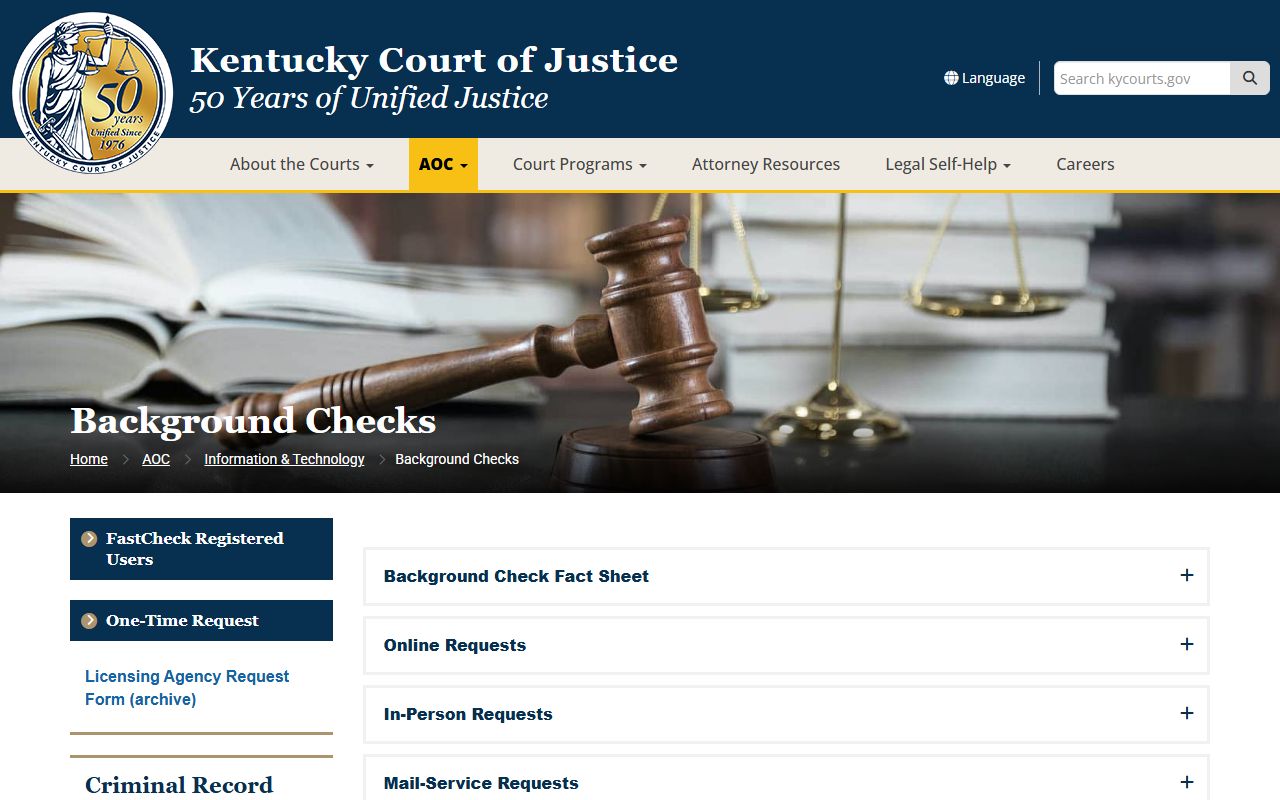 Rowan County criminal court records AOC background check information